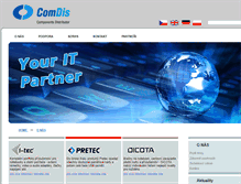 Tablet Screenshot of comdis.cz