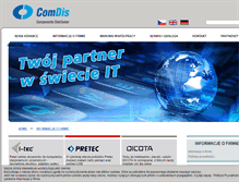 Tablet Screenshot of comdis.com.pl